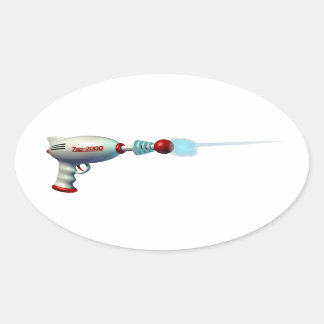 Space Laser Gun Stickers