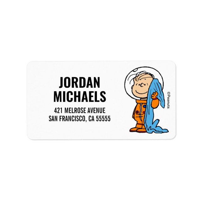 SPACE | Linus Astronaut Label (Front)