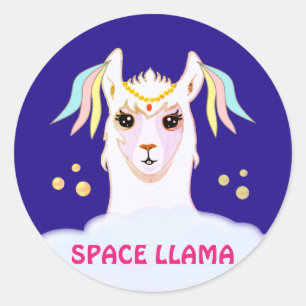 Space Llama Sticker