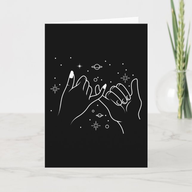 Space Lover Adult Astronomy Hobby Shooting Star Card (Front)