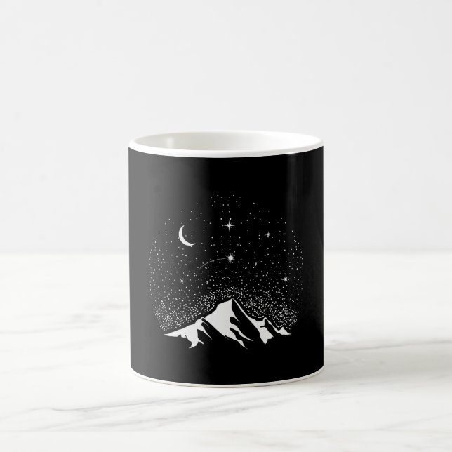 Space Lover Adult Astronomy Hobby Shooting Star Coffee Mug (Center)