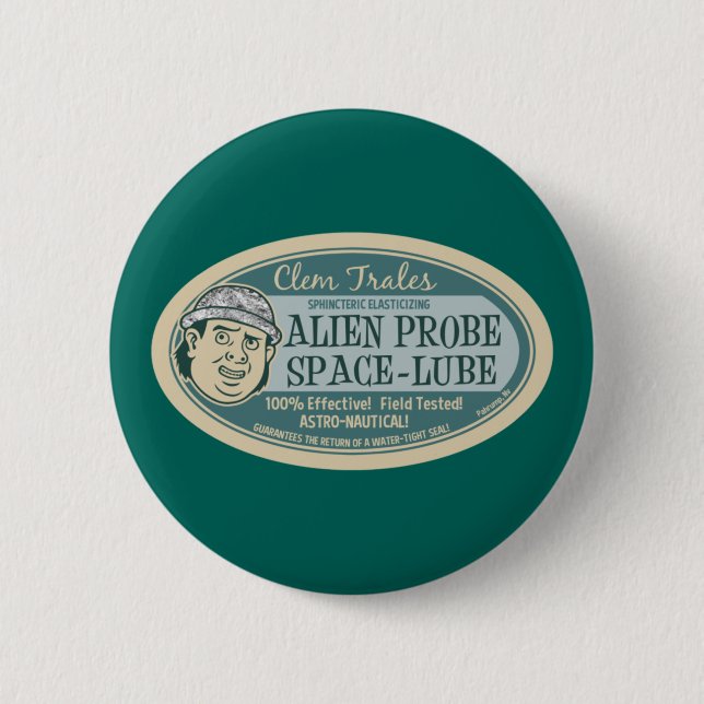 Space Lube 2 Inch Round Button (Front)