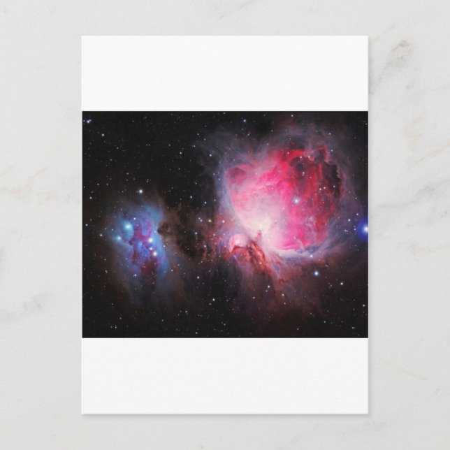 Space M42  Great Orion Nebula  Ghost Nebula Postcard (Front)