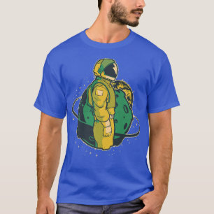Space Man Profile Astronaut Astral Cosmic Design F T-Shirt