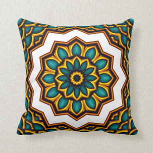 Space Mandala Kissen Throw Pillow