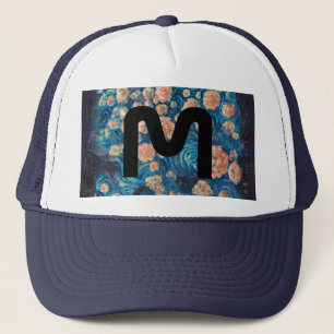 Space Mimosa Golden Nebula Blossom Trucker Hat