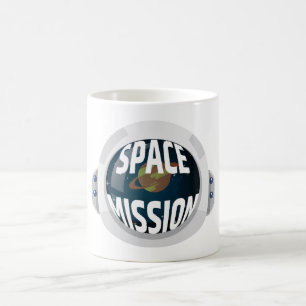 Space mission coffee mug