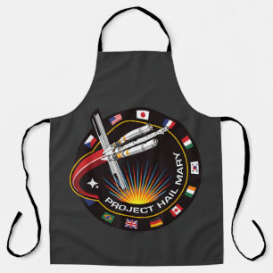Space Mission Patch Apron