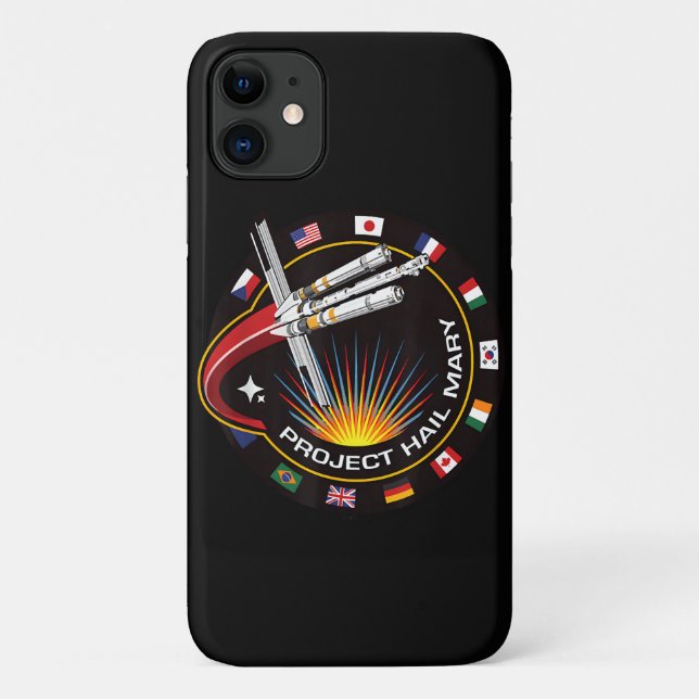 Space Mission Patch Case-Mate iPhone Case (Back)