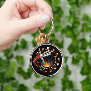 Space Mission Patch Keychain