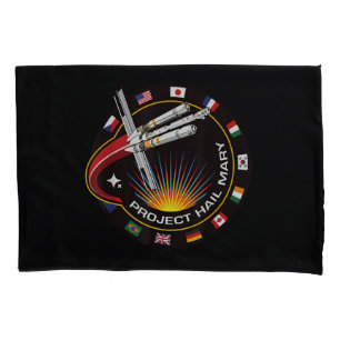 Space Mission Patch Pillowcase