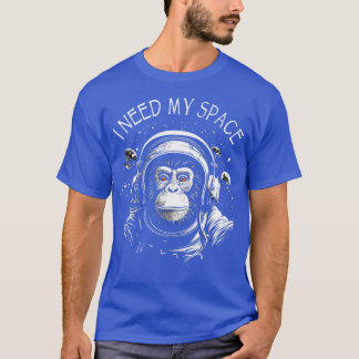 Space Monkey Ape Chimp Astronaut T-Shirt