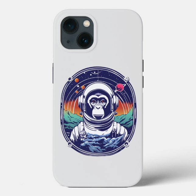 Space Monkey Astronaut Case-Mate iPhone Case (Back)