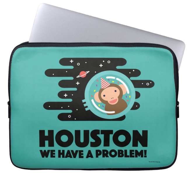 Space Monkey Laptop Sleeve (Front)