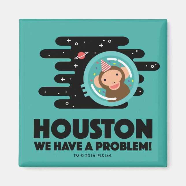 Space Monkey Magnet (Front)