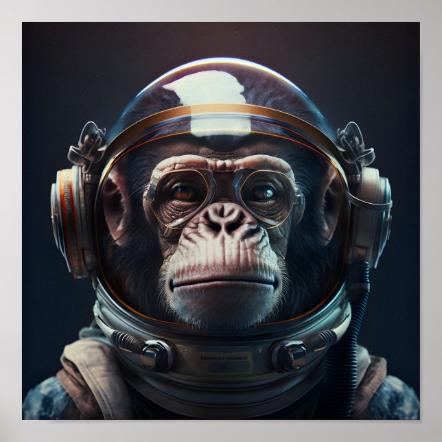 Space Monkey Poster (Front)