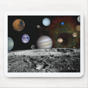 space montage mouse pad