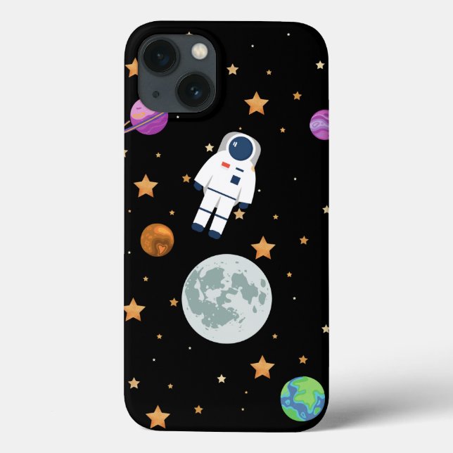 Space moon iPhone / iPad case (Back)