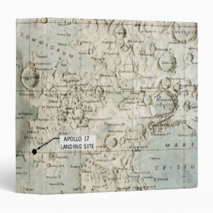 SPACE: MOON MAP, 1972 BINDER