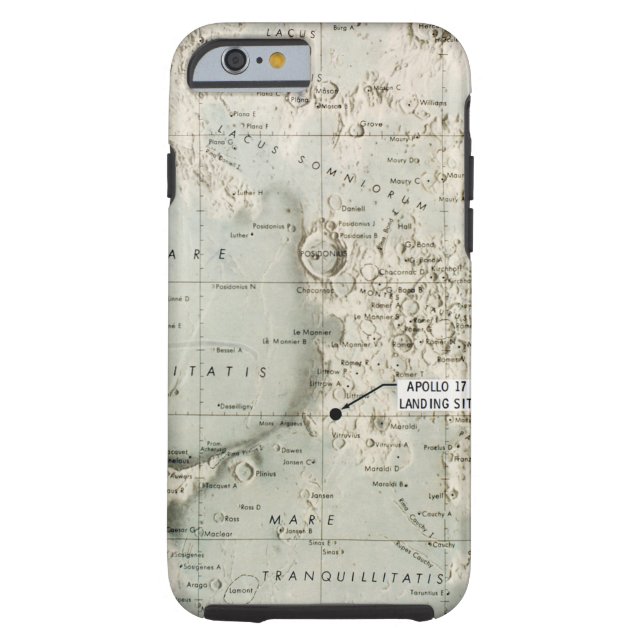 SPACE: MOON MAP, 1972 Case-Mate iPhone CASE (Back)