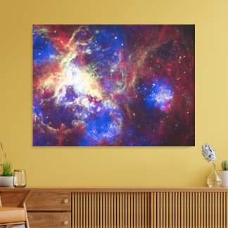 space nebula canvas print