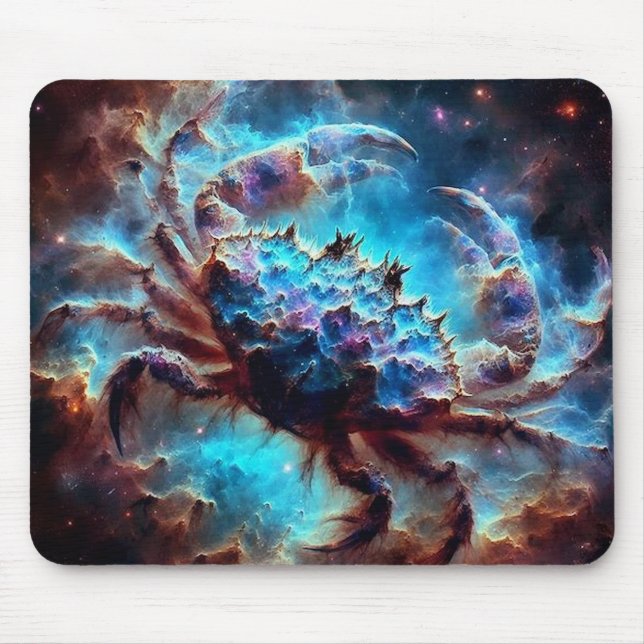 Space Nebula Crab Mousepad (Front)