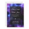 Space Nebula Purple Galaxy Wedding Invitation