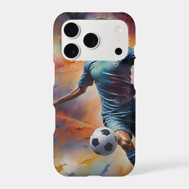 Space Nebula Soccer Shot (Back)