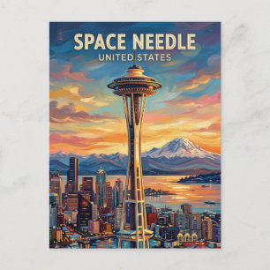 Space Needle Washington State Postcard