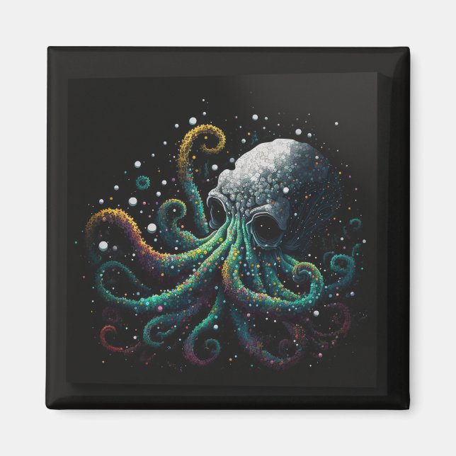 Space Octopus Magnet (Front)