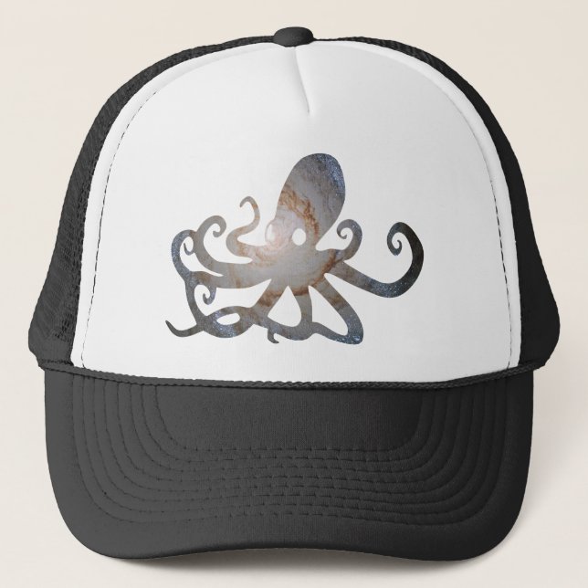 Space octopus trucker hat (Front)
