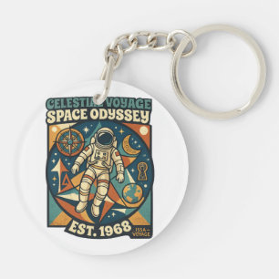 Space Odyssey – Cosmic Adventure for Space Lovers Keychain