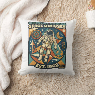 Space Odyssey – Cosmic Adventure for Space Lovers Throw Pillow