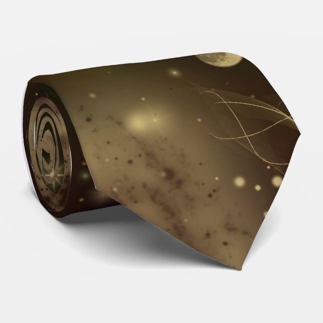 Space Odyssey Men's Tie (Rolled)