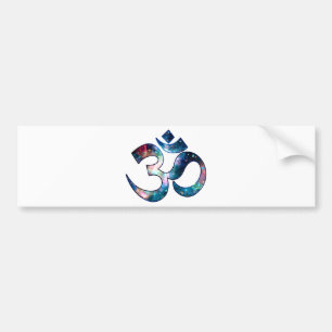 Space OM, Sound of Universe, Galaxy, Star, Planet Bumper Sticker