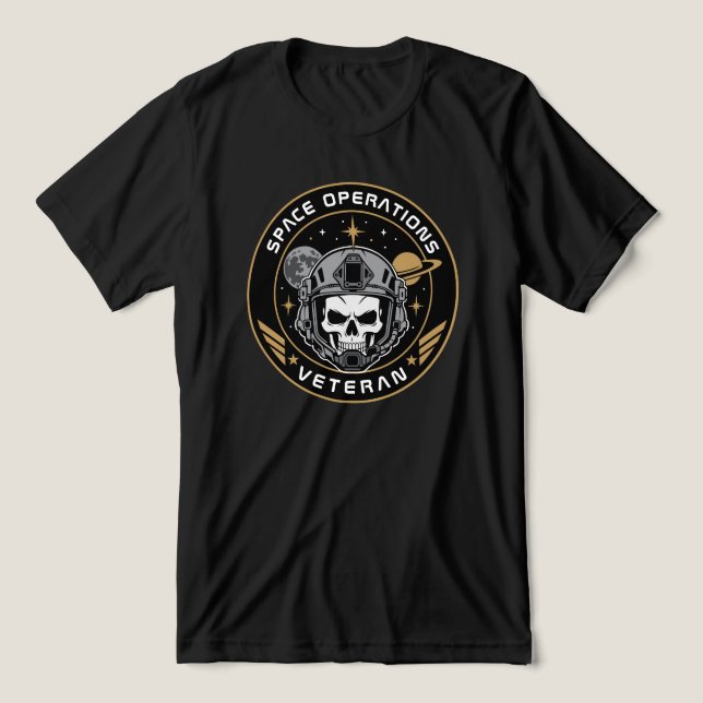 Space Operation Tri-Blend Shirt (Design Front)