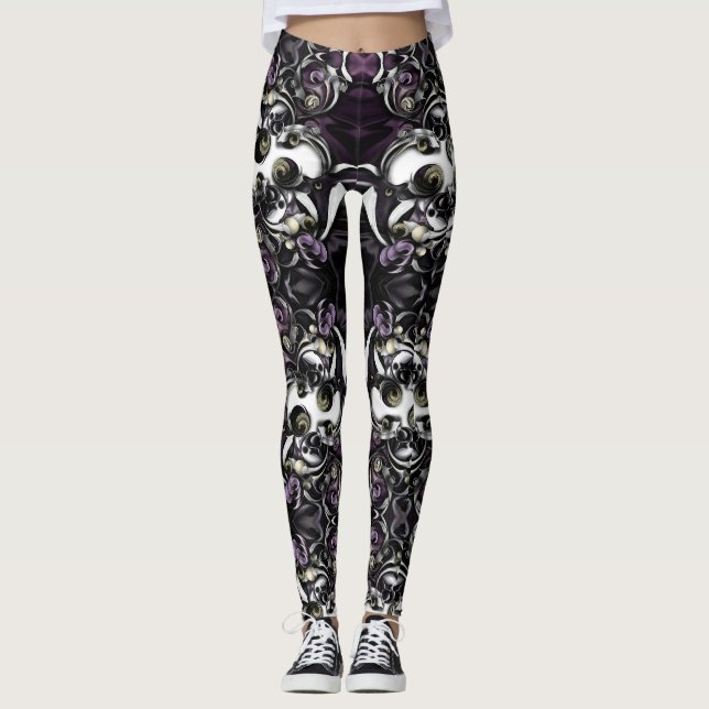 "Space Or Expression", Woman's Leggings (Front)