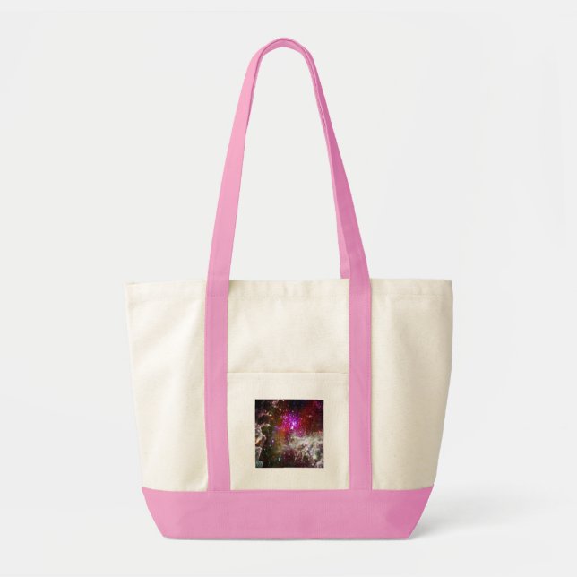 Space - Pacman Nebula Tote Bag (Front)