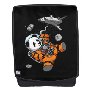 Space Panda Bear Astronaut Galaxy Cosmic Animal Backpack