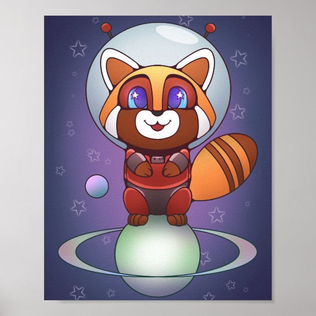 Space Panda Chippy! Poster (Front)
