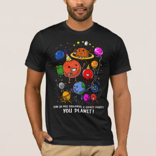 Space Party Planet Astronomy Cosmic Galaxy T-Shirt