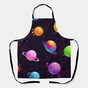 Space pattern apron