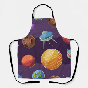 Space pattern apron