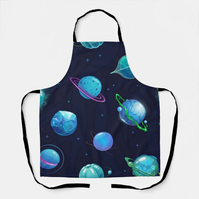 Space pattern apron (Front)