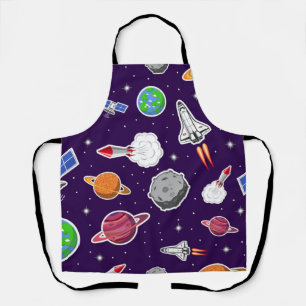 Space pattern apron