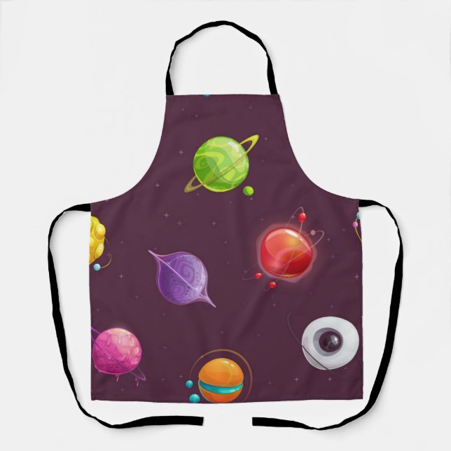 Space pattern apron (Front)