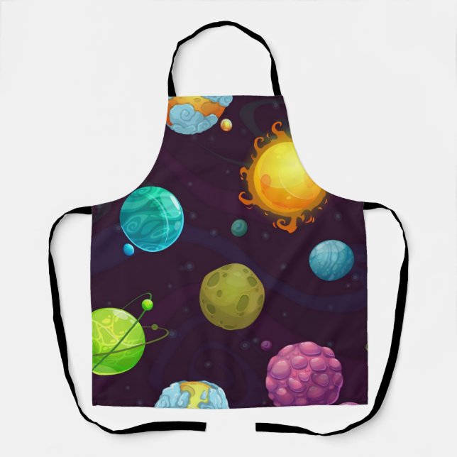 Space pattern apron (Front)
