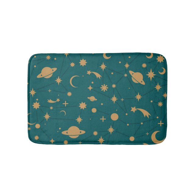 Space pattern bath mat (Front)