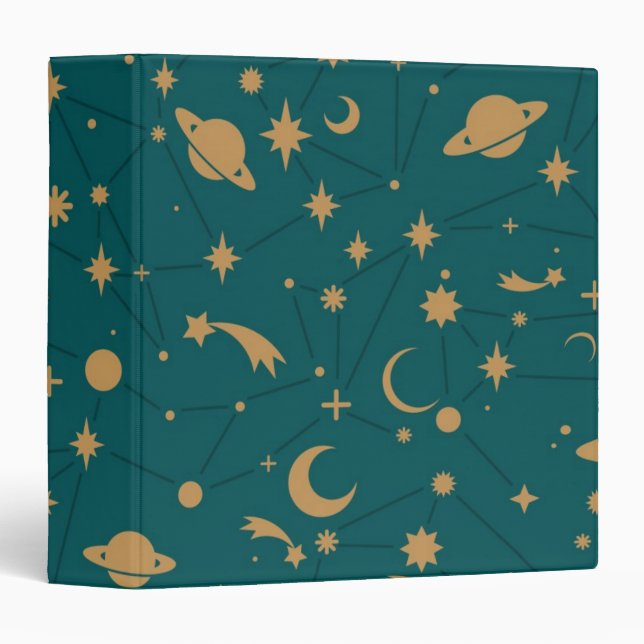Space pattern binder (Front/Spine)