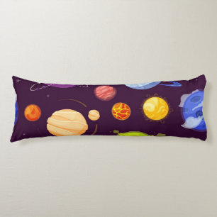 Space pattern body pillow